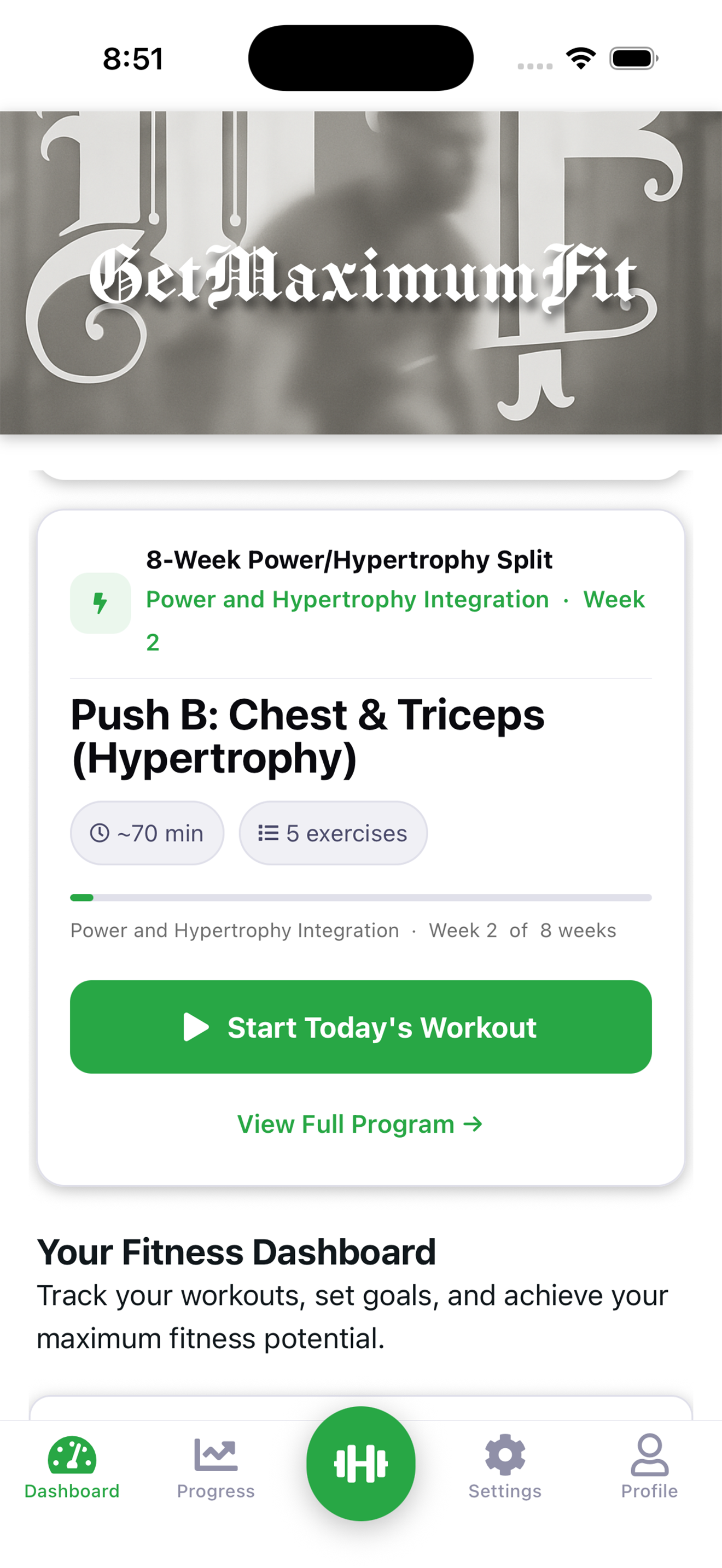 GetMaximumFit - AI Workout Coach