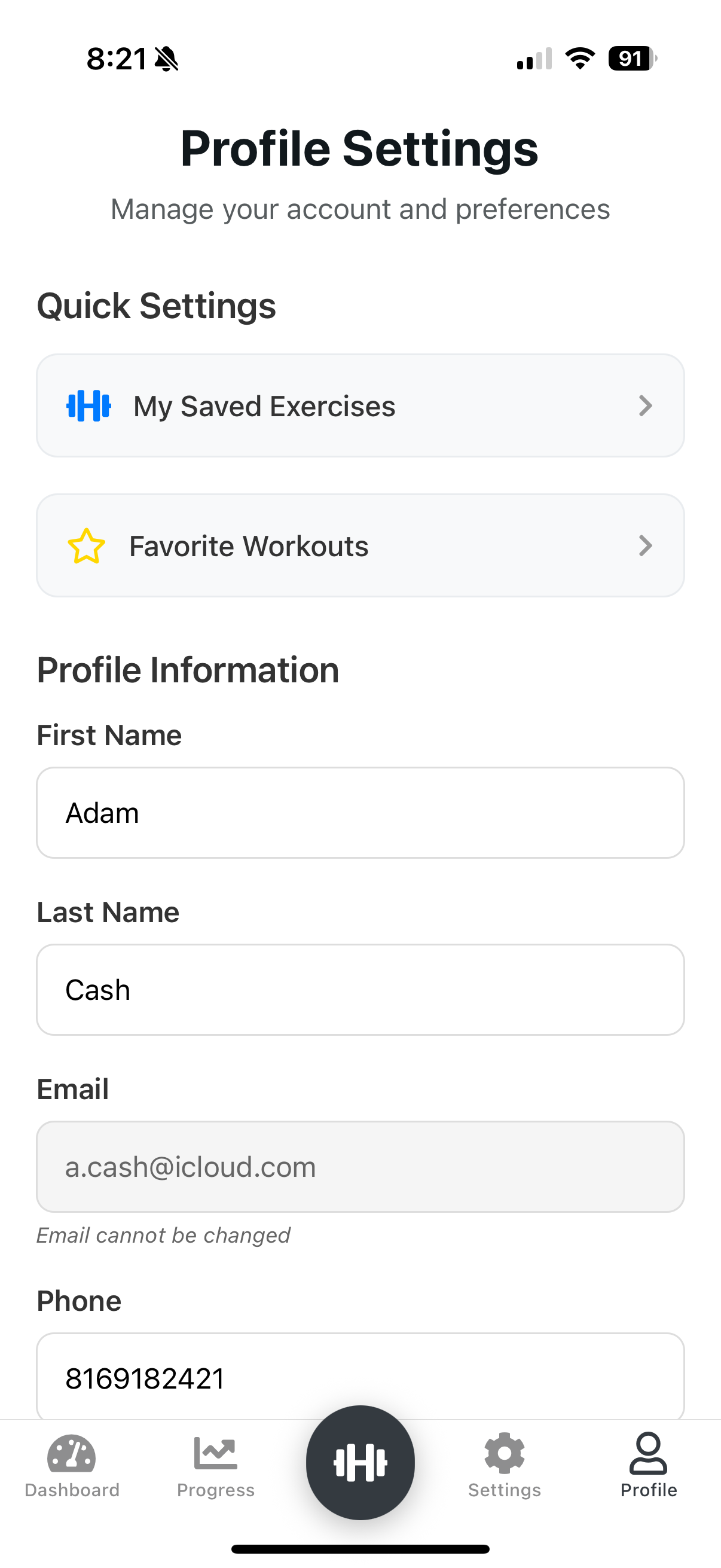 GetMaximumFit App Screenshot 5
